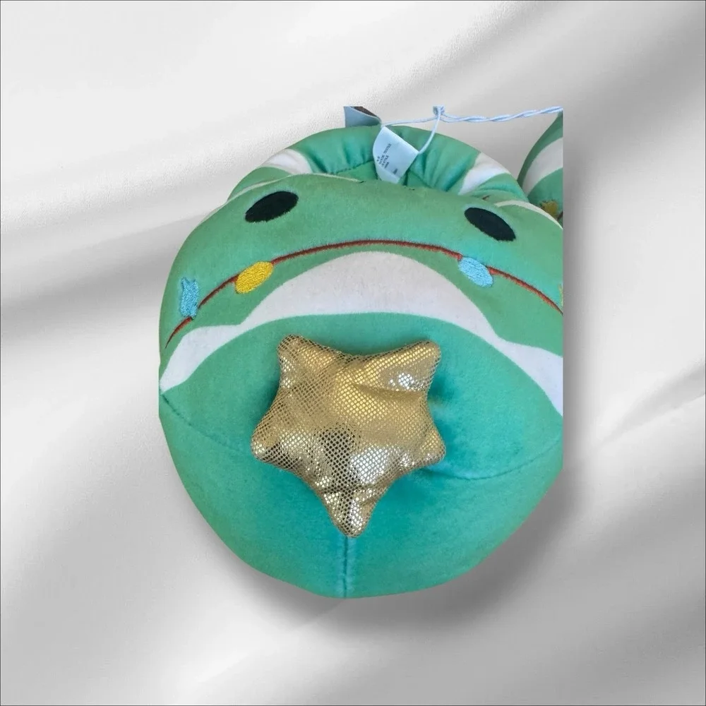 Squishmallows Christmas Tree Slippers Kids Size‎ 4-5 Plush NWT